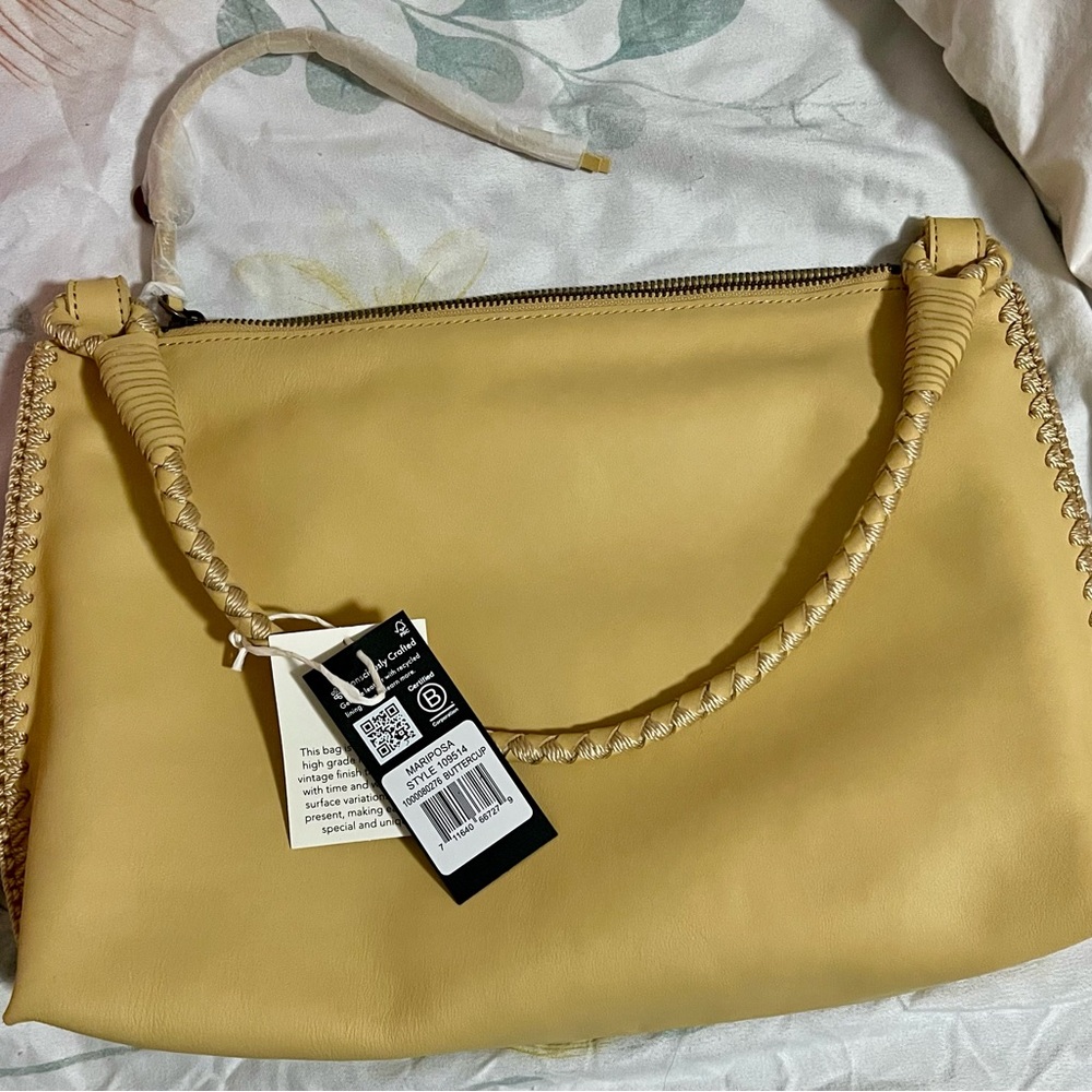 Yellow Leather Handbag - The SAK
